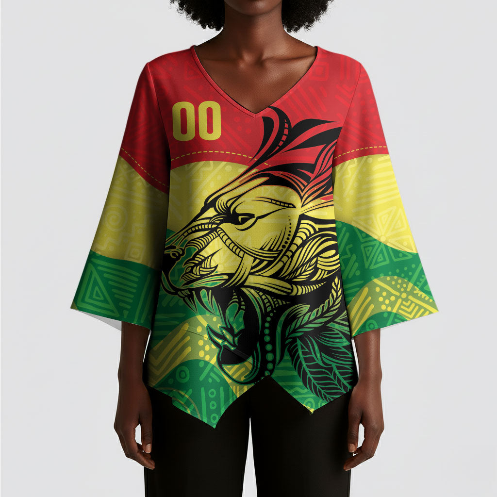 Senegal Kappu Adduna Custom Kimono Sleeve Blouse Teranga Textile Edition