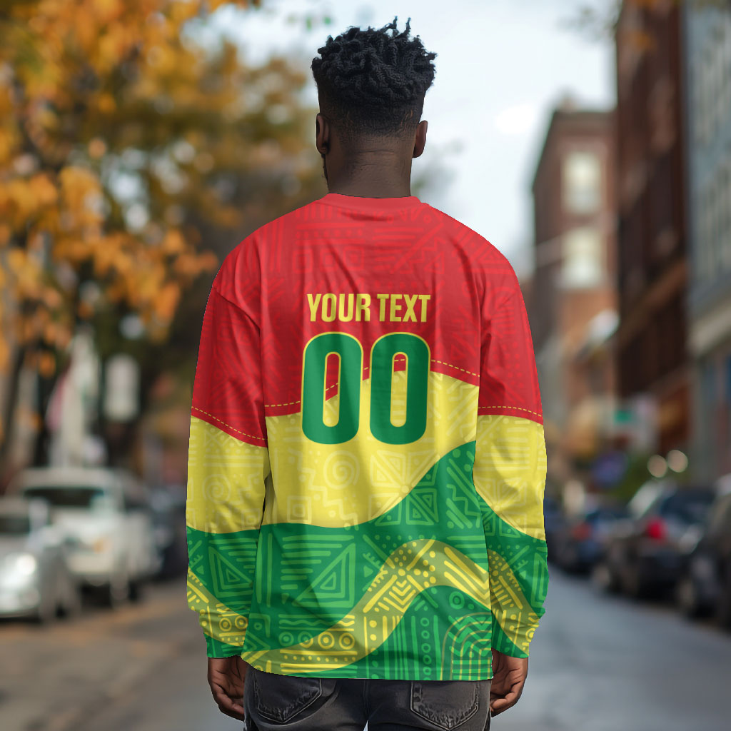 Senegal Kappu Adduna Custom Long Sleeve Shirt Teranga Textile Edition