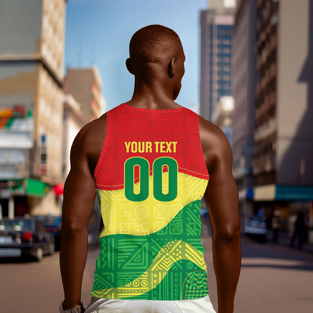 Senegal Kappu Adduna Custom Men Tank Top Teranga Textile Edition
