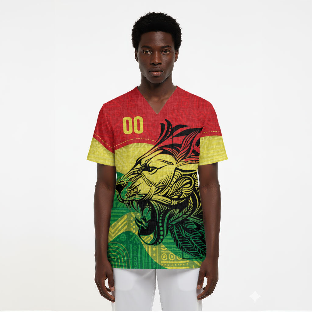 Senegal Kappu Adduna Custom Scrub Top Teranga Textile Edition