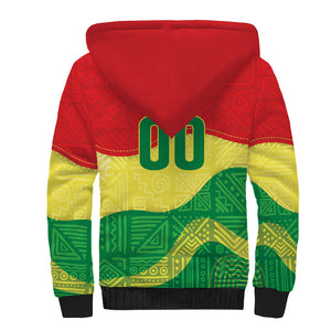 Senegal Kappu Adduna Custom Sherpa Hoodie Teranga Textile Edition