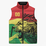 Senegal Kappu Adduna Custom Sleeveless Puffer Jacket Teranga Textile Edition