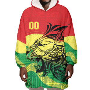 Senegal Kappu Adduna Custom Wearable Blanket Hoodie Teranga Textile Edition
