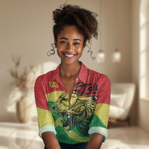 Senegal Kappu Adduna Custom Women Casual Shirt Teranga Textile Edition