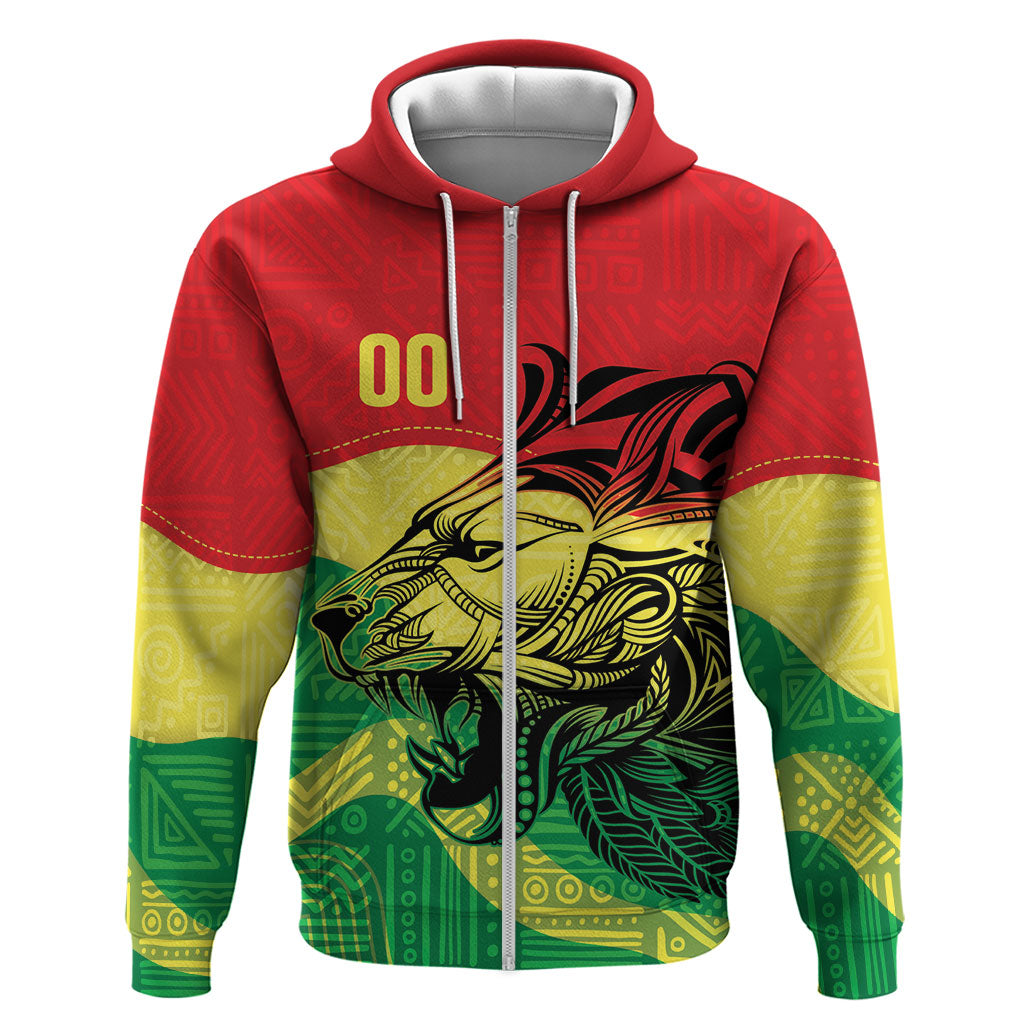Senegal Kappu Adduna Custom Zip Hoodie Teranga Textile Edition