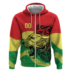 Senegal Kappu Adduna Custom Zip Hoodie Teranga Textile Edition