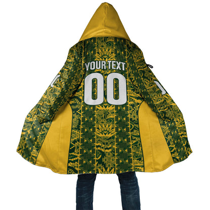 South Africa Indebe Yomhlaba Custom Cloak Ndebele Art Gold Edition