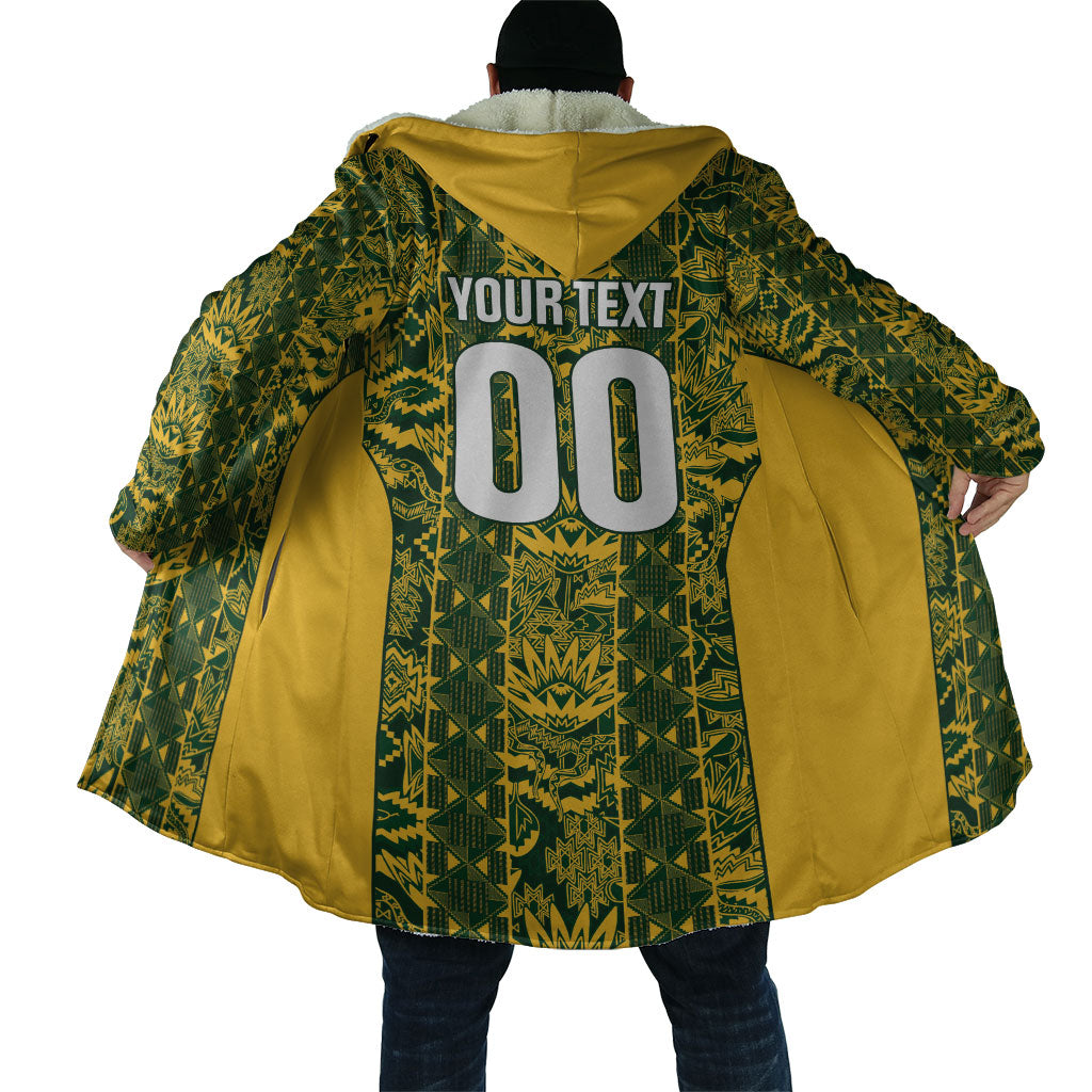 South Africa Indebe Yomhlaba Custom Cloak Ndebele Art Gold Edition
