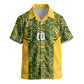 South Africa Indebe Yomhlaba Custom Kid Hawaiian Shirt Ndebele Art Gold Edition