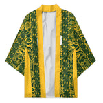 South Africa Indebe Yomhlaba Custom Kimono Ndebele Art Gold Edition