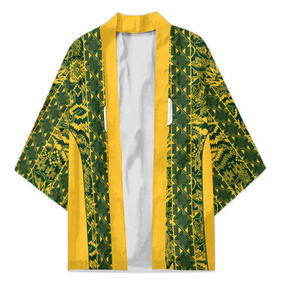 South Africa Indebe Yomhlaba Custom Kimono Ndebele Art Gold Edition