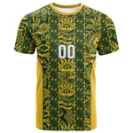 South Africa Indebe Yomhlaba Custom T shirt Ndebele Art Gold Edition