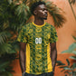 South Africa Indebe Yomhlaba Custom T shirt Ndebele Art Gold Edition