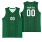 South Africa Indebe Yomhlaba Custom Basketball Jersey Ndebele Art Green Edition