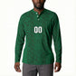 South Africa Indebe Yomhlaba Custom Button Sweatshirt Ndebele Art Green Edition
