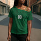 South Africa Indebe Yomhlaba Custom Cross Shoulder Shirt Ndebele Art Green Edition