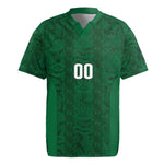 South Africa Indebe Yomhlaba Custom Rugby Jersey Ndebele Art Green Edition