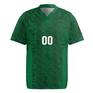 South Africa Indebe Yomhlaba Custom Rugby Jersey Ndebele Art Green Edition