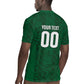 South Africa Indebe Yomhlaba Custom Rugby Jersey Ndebele Art Green Edition