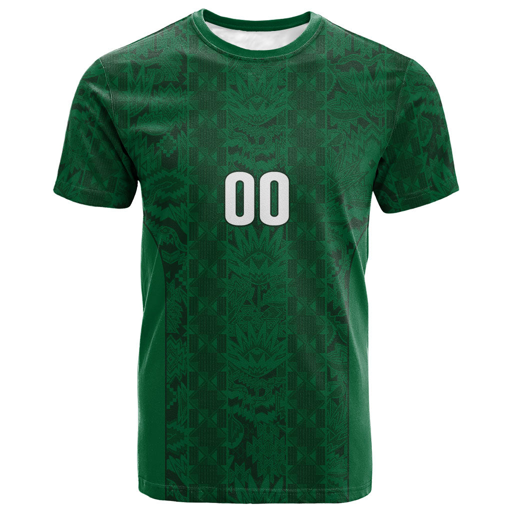 South Africa Indebe Yomhlaba Custom T shirt Ndebele Art Green Edition