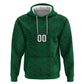 South Africa Indebe Yomhlaba Custom Zip Hoodie Ndebele Art Green Edition
