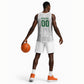 South Africa Indebe Yomhlaba Custom Basketball Jersey Ndebele Art White Edition