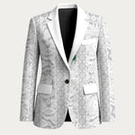 South Africa Indebe Yomhlaba Custom Blazer Ndebele Art White Edition
