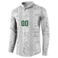 South Africa Indebe Yomhlaba Custom Button Sweatshirt Ndebele Art White Edition