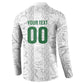 South Africa Indebe Yomhlaba Custom Button Sweatshirt Ndebele Art White Edition