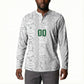 South Africa Indebe Yomhlaba Custom Button Sweatshirt Ndebele Art White Edition