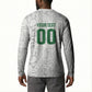 South Africa Indebe Yomhlaba Custom Button Sweatshirt Ndebele Art White Edition