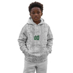 South Africa Indebe Yomhlaba Custom Kid Hoodie Ndebele Art White Edition