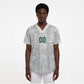 South Africa Indebe Yomhlaba Custom Scrub Top Ndebele Art White Edition