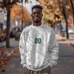 South Africa Indebe Yomhlaba Custom Sweatshirt Ndebele Art White Edition
