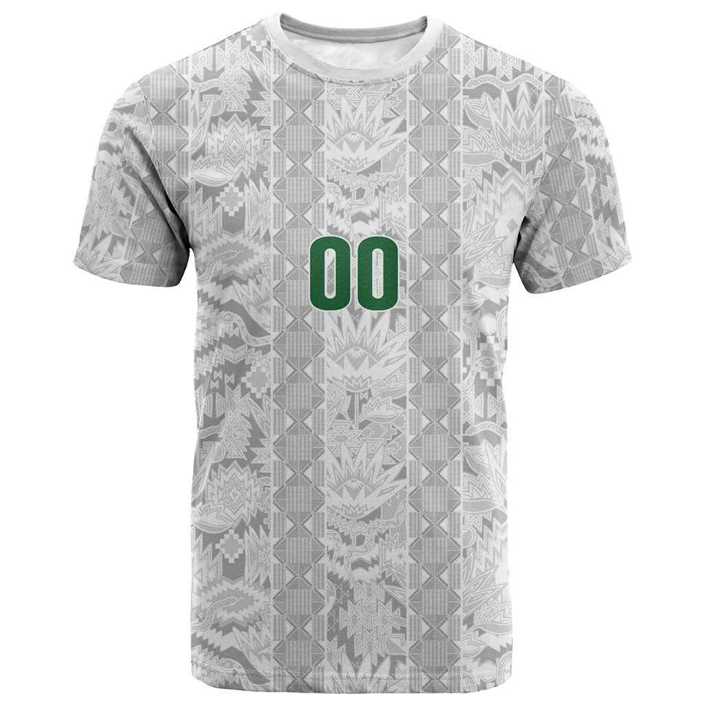 South Africa Indebe Yomhlaba Custom T shirt Ndebele Art White Edition