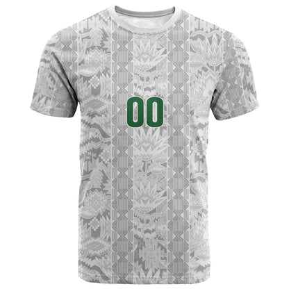 South Africa Indebe Yomhlaba Custom T shirt Ndebele Art White Edition