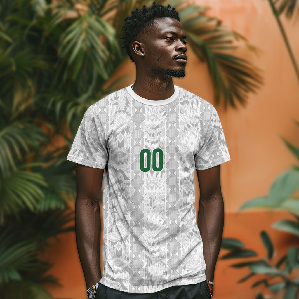 South Africa Indebe Yomhlaba Custom T shirt Ndebele Art White Edition