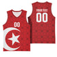 Tunisia Custom Basketball Jersey Carthage Heritage Edition