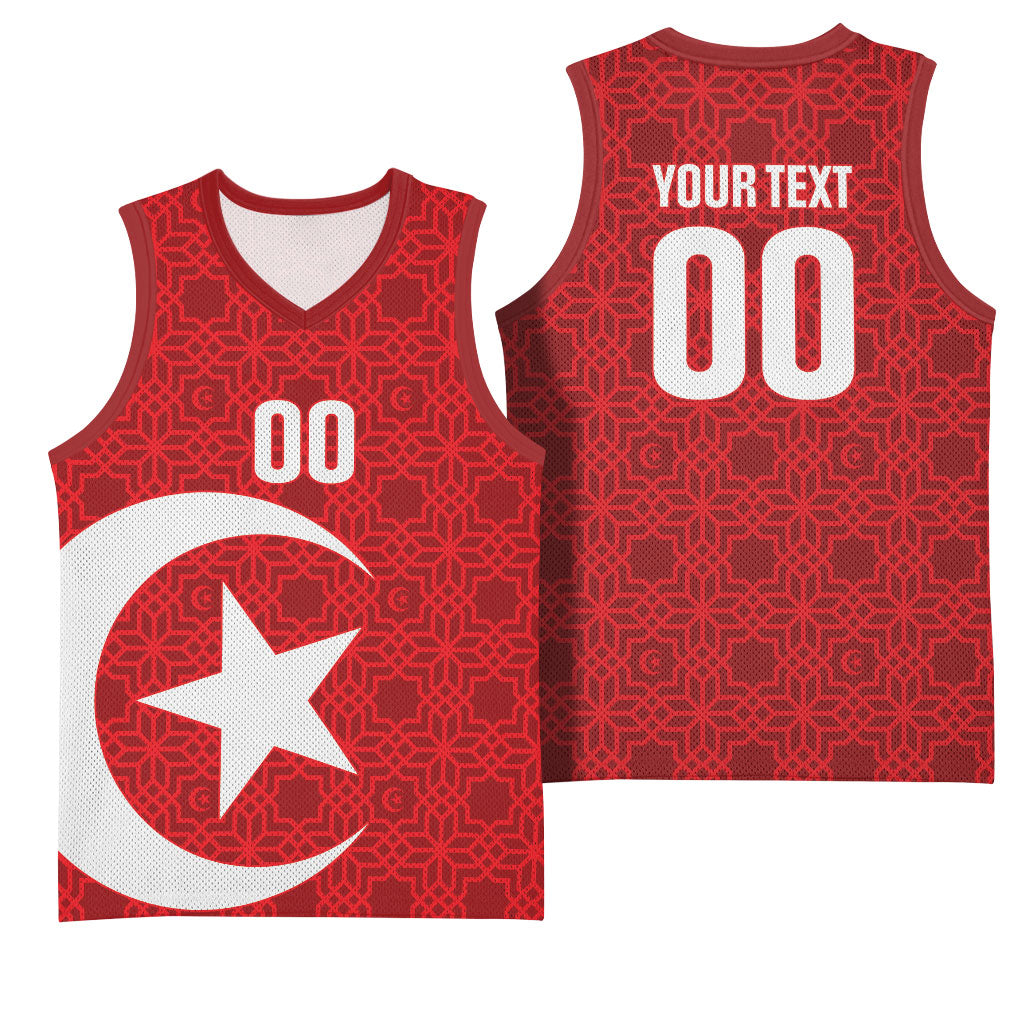 Tunisia Custom Basketball Jersey Carthage Heritage Edition