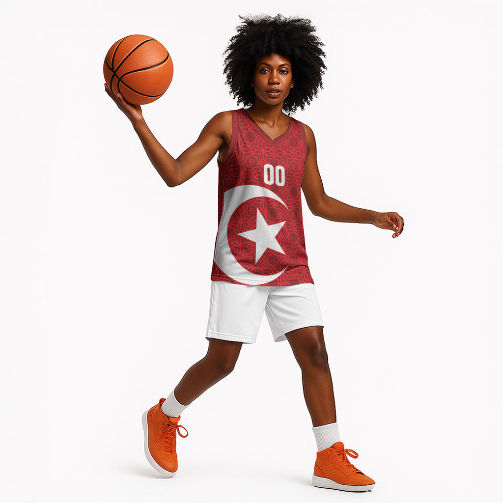 Tunisia Custom Basketball Jersey Carthage Heritage Edition