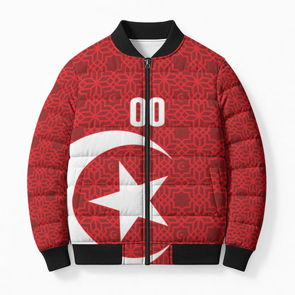 Tunisia Custom Bomber Puffer Jacket Carthage Heritage Edition