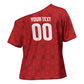 Tunisia Custom Cross Shoulder Shirt Carthage Heritage Edition