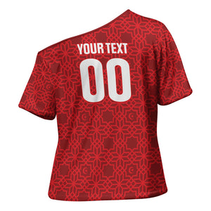 Tunisia Custom Cross Shoulder Shirt Carthage Heritage Edition
