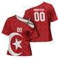 Tunisia Custom Cross Shoulder Shirt Carthage Heritage Edition