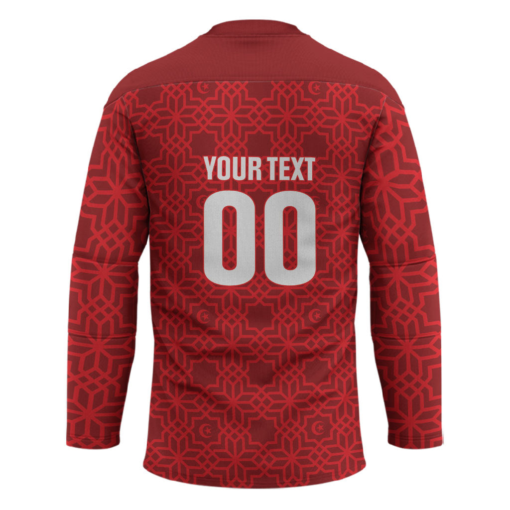 Tunisia Custom Hockey Jersey Carthage Heritage Edition