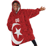 Tunisia Custom Kid Wearable Blanket Hoodie Carthage Heritage Edition