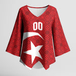 Tunisia Custom Kimono Sleeve Blouse Carthage Heritage Edition