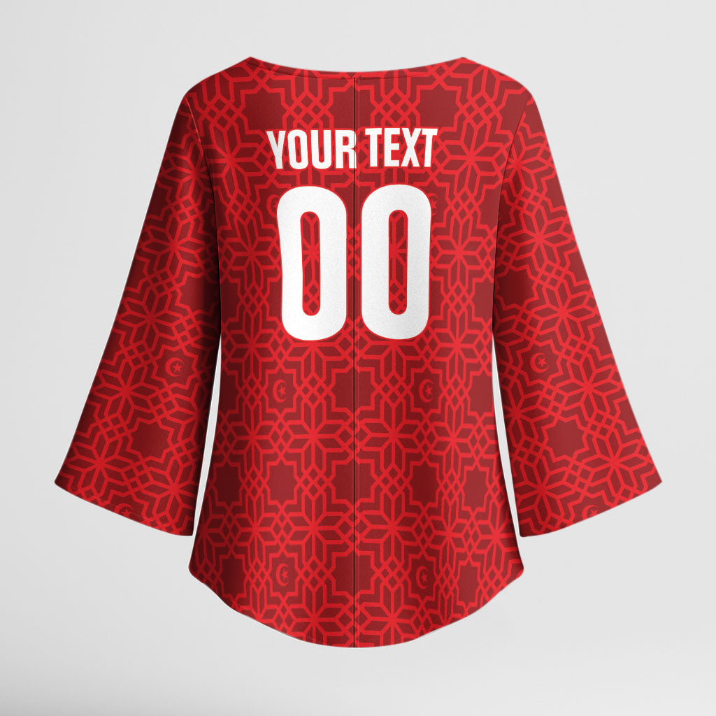Tunisia Custom Kimono Sleeve Blouse Carthage Heritage Edition