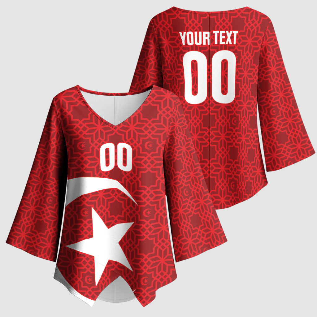 Tunisia Custom Kimono Sleeve Blouse Carthage Heritage Edition