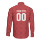 Tunisia Custom Long Sleeve Button Shirt Carthage Heritage Edition